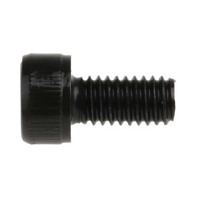 RS PRO M4 x 8mm Hex Socket Cap Screw Black, Self-Colour Steel