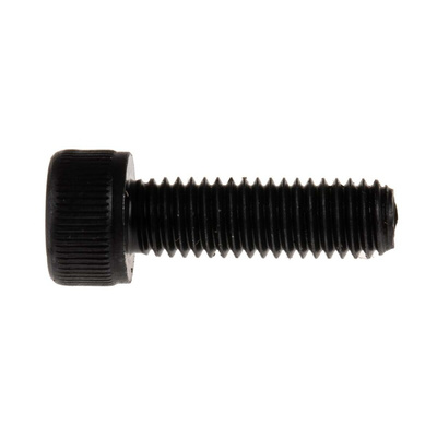 RS PRO M5 x 16mm Hex Socket Cap Screw Black, Self-Colour Steel