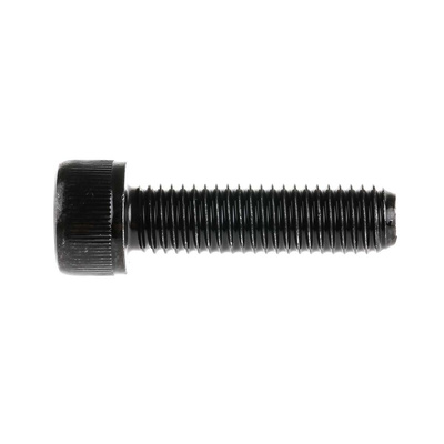 RS PRO M8 x 30mm Hex Socket Cap Screw Black, Self-Colour Steel