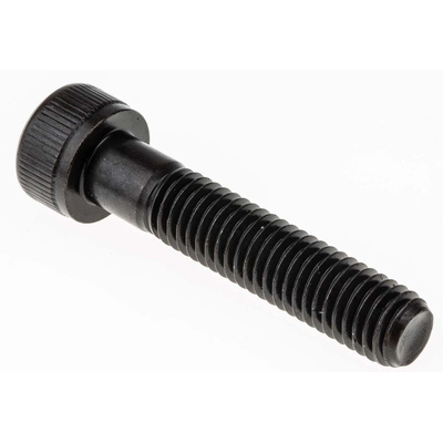 RS PRO M8 x 40mm Hex Socket Cap Screw Black, Self-Colour Steel