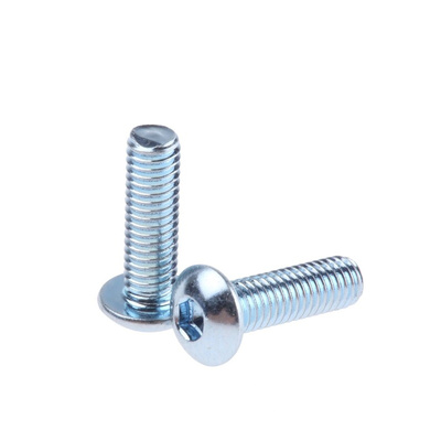 RS PRO Bright Zinc Plated Steel Hex Socket Button Screw, ISO 7380, M3 x 10mm
