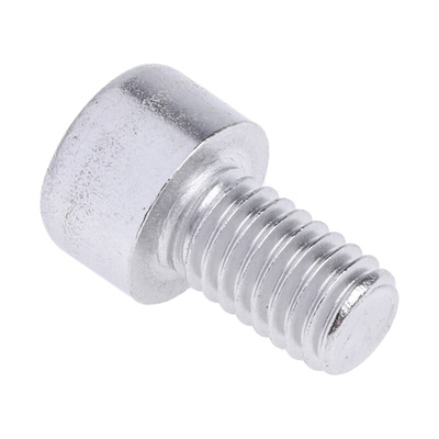 RS PRO Plain Stainless Steel Hex Socket Cap Screw, DIN 912, M6 x 10mm