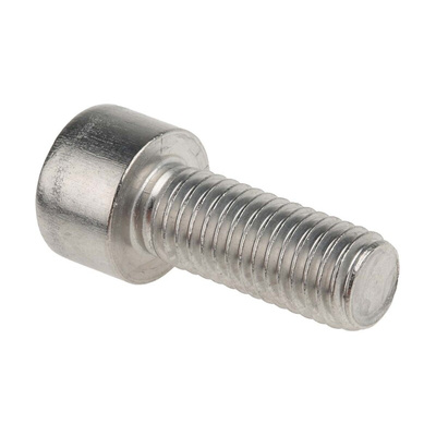 RS PRO Plain Stainless Steel Hex Socket Cap Screw, DIN 912, M10 x 25mm