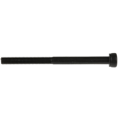 RS PRO Black, Self-Colour Steel Hex Socket Cap Screw, DIN 912, M3 x 40mm