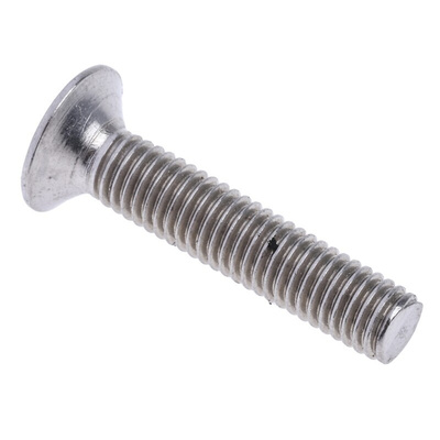 RS PRO Plain Stainless Steel Hex Socket Countersunk Screw, ISO 10642, M5 x 25mm