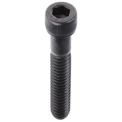RS PRO Black, Self-Colour Steel Hex Socket Cap Screw, BS 2470, 3/8in x 1 1/4in
