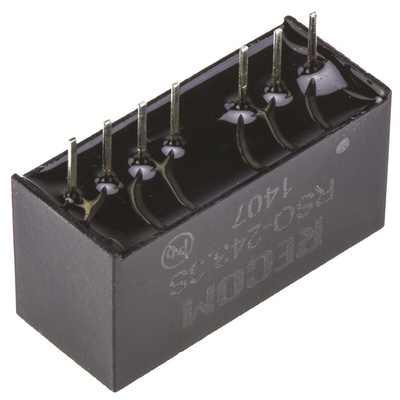 Recom RSO DC-DC Converter, 3.3V dc/ 300mA Output, 18 → 36 V dc Input, 1W, Through Hole, +85°C Max Temp -40°C Min