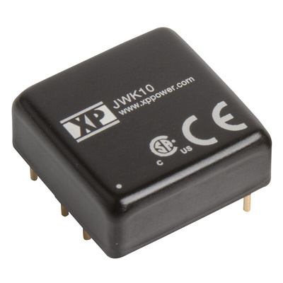 XP Power JWK10 DC-DC Converter, 5V dc/ 2A Output, 18 → 75 V dc Input, 10W, Through Hole, +100°C Max Temp -40°C