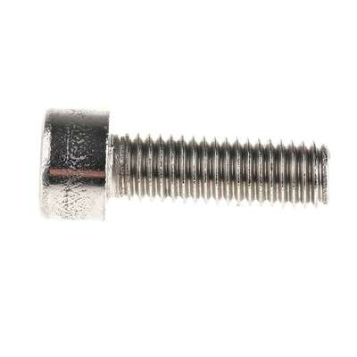 RS PRO Plain Stainless Steel Hex Socket Cap Screw, DIN 912, M8 x 25mm