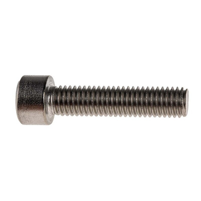 RS PRO Plain Stainless Steel Hex Socket Cap Screw, DIN 912, M8 x 35mm