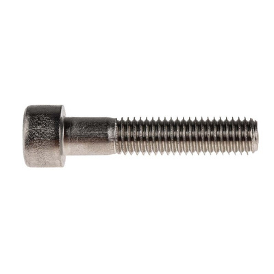 RS PRO Plain Stainless Steel Hex Socket Cap Screw, DIN 912, M8 x 40mm
