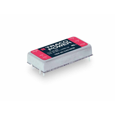 TRACOPOWER TEN 30WIN DC-DC Converter, 3.3V dc/ 7.5A Output, 9 → 36 V dc Input, 30W, Through Hole, +75°C Max Temp