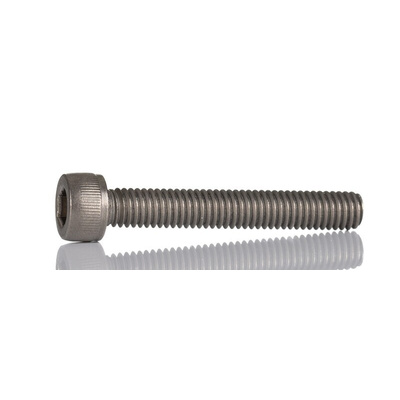 RS PRO Titanium Alloy Hex Socket Cap Screw, DIN 912, M6 x 40mm