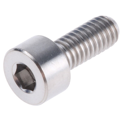 RS PRO Titanium Alloy Hex Socket Cap Screw, DIN 912, M4 x 10mm