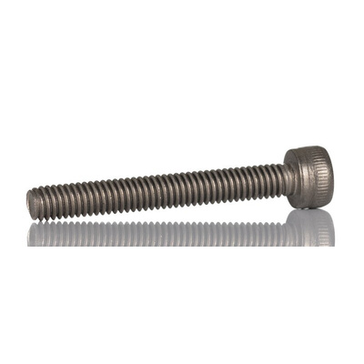 RS PRO Titanium Alloy Hex Socket Cap Screw, DIN 912, M4 x 30mm