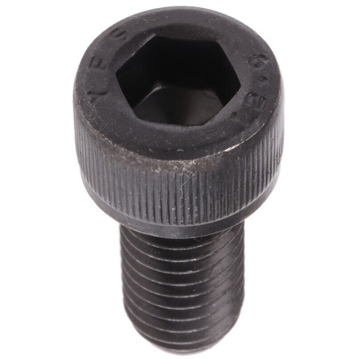 RS PRO M10 x 20mm Hex Socket Cap Screw Black, Self-Colour Steel