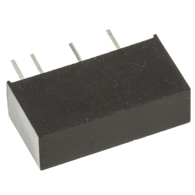 Recom RE DC-DC Converter, 12V dc/ 84mA Output, 10.8 → 13.2 V dc Input, 1W, Through Hole, +85°C Max Temp -40°C