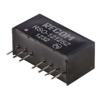 Recom RSO DC-DC Converter, 12V dc/ 83mA Output, 4.5 → 18 V dc Input, 1W, Through Hole, +85°C Max Temp -40°C Min