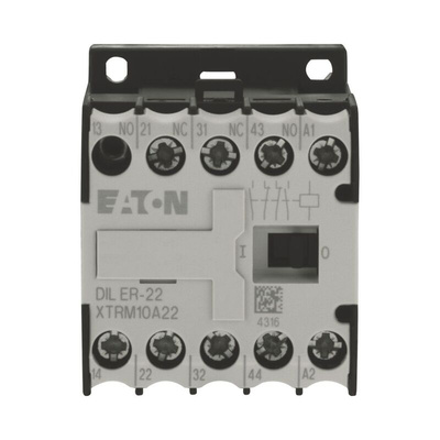 Eaton DILER Series Contactor, 240 V ac Coil, 4-Pole, 3 A, 2NO + 2NC, 400 V ac