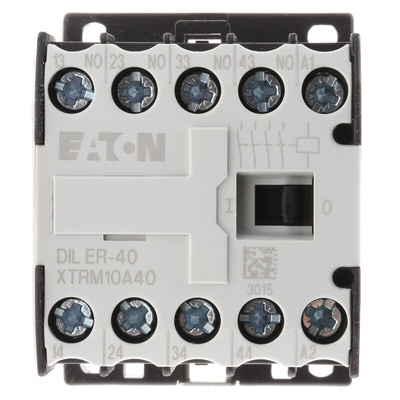 Eaton DILER Series Contactor, 24 V dc Coil, 4-Pole, 3 A, 4NO, 400 V ac