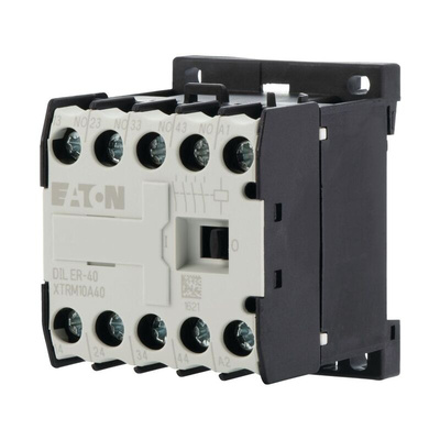 Eaton DILER Series Contactor, 110 V ac Coil, 4-Pole, 3 A, 4NO, 400 V ac