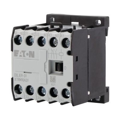 Eaton DILER Series Contactor, 230 V ac Coil, 3 A, 3NO + 1NC, 400 V ac