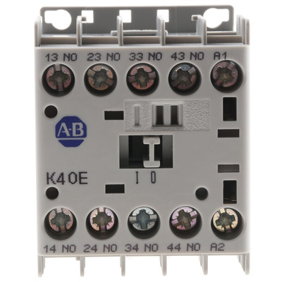 Allen Bradley 700K Series Contactor, 24 V dc Coil, 4-Pole, 10 A, 4NO, 690 V ac
