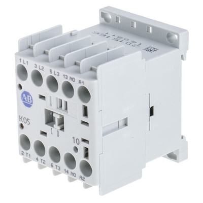 Allen Bradley 100K Series Contactor, 24 V dc Coil, 3-Pole, 5 A, 2.2 kW, 3NO, 690 V ac