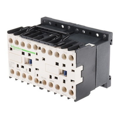 Schneider Electric LC2K Series Reversing Contactor, 230 V ac Coil, 3-Pole, 9 A, 4 kW, 3NO, 690 V ac