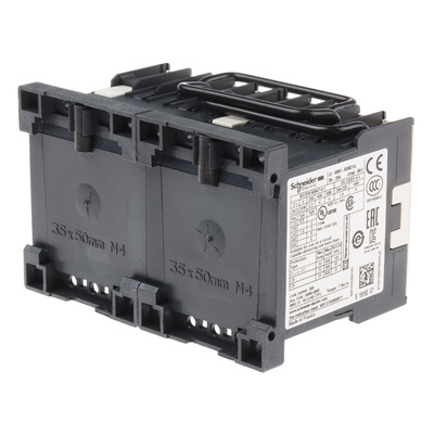 Schneider Electric LC2K Series Reversing Contactor, 230 V ac Coil, 3-Pole, 9 A, 4 kW, 3NO, 690 V ac