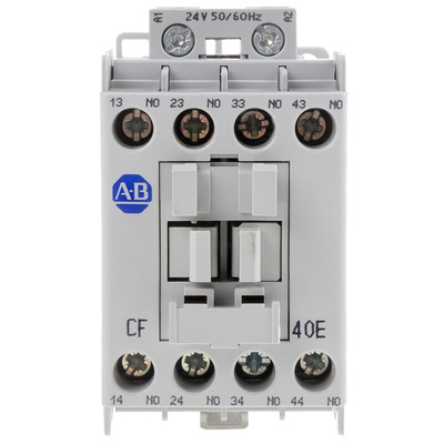 Allen Bradley 700C Series Contactor, 24 V ac Coil, 4-Pole, 10 A, 4NO, 400 V ac