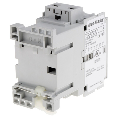 Allen Bradley 700C Series Contactor, 24 V ac Coil, 4-Pole, 10 A, 2NO + 2NC, 400 V ac