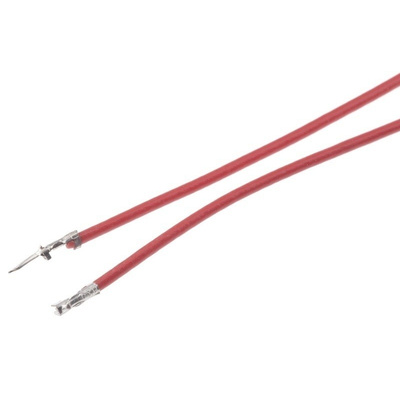 Molex 06-66-0017 Test Lead Wire 125 V ac 1 A Red, 7 Strands 300mm