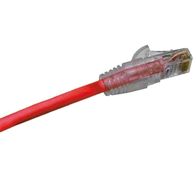 Decelect Forgos Red PVC Cat5 Cable F/UTP, 3m Male RJ45/Male RJ45
