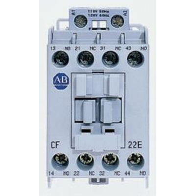 Allen Bradley 700C Series Contactor, 230 V ac Coil, 4-Pole, 10 A, 3NO + 1NC, 400 V ac
