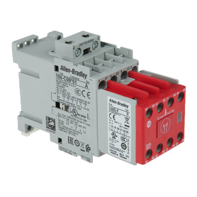 Allen Bradley 100S-C Series Contactor, 24 V ac Coil, 3-Pole, 9 A, 5NO + 3NC, 525 V ac