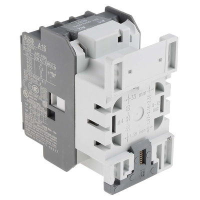 ABB A Line Series Contactor, 24 V ac Coil, 3-Pole, 30 A, 7.5 kW, 3NO, 690 V ac