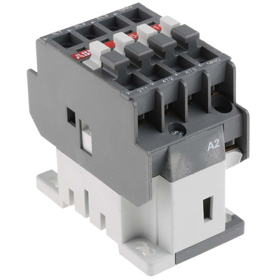 ABB A Line Series Contactor, 24 V ac Coil, 3-Pole, 30 A, 7.5 kW, 3NO, 690 V ac