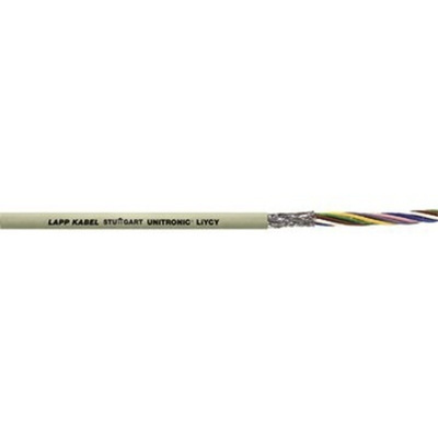 Lapp UNITRONIC LiYCY 8 Core CY Control Cable 0.25 mm², 100m, Screened