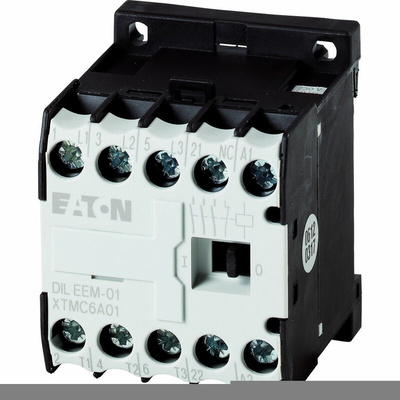 Eaton Contactor, 230 V ac Coil, 3-Pole, 9 A, 3 kW, 3NO, 400 V ac