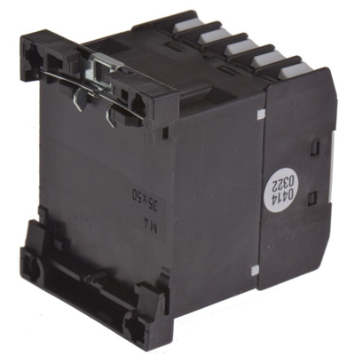 Eaton Contactor, 230 V ac Coil, 1-Pole, 6.6 A, 3 kW, 3NO, 400 V ac