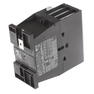 Eaton Contactor, 110 V ac Coil, 3-Pole, 25 A, 11 kW, 3NO, 400 V ac