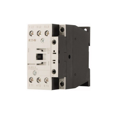 Eaton Contactor, 110 V ac Coil, 3-Pole, 25 A, 11 kW, 3NO, 400 V ac