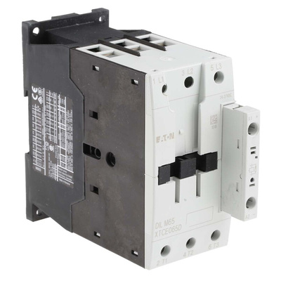 Eaton Contactor, 24 V dc Coil, 3-Pole, 65 A, 30 kW, 3NO, 400 V ac