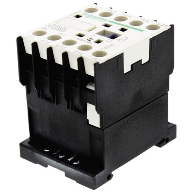 Schneider Electric LP4K Series Contactor, 24 V dc Coil, 4-Pole, 20 A, 4 kW, 4NO, 690 V ac
