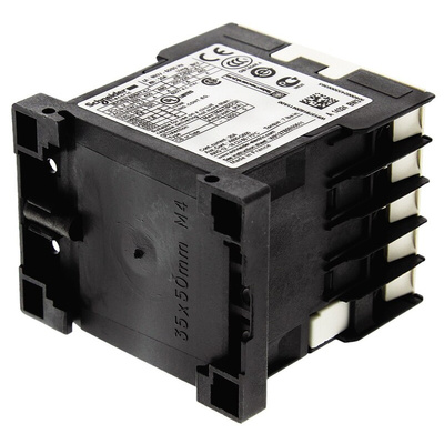 Schneider Electric LP4K Series Contactor, 24 V dc Coil, 4-Pole, 20 A, 4 kW, 4NO, 690 V ac