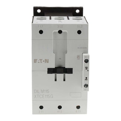 Eaton Contactor, 190 → 240 V ac Coil, 3-Pole, 115 A, 55 kW, 3NO, 690 V ac