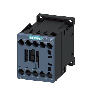 Siemens 3RT2 Series Contactor, 110 V ac Coil, 3-Pole, 16 A, 7.5 kW, 3NO, 400 V ac