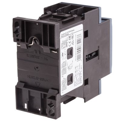 Siemens 3RT2 Series Contactor, 230 V ac Coil, 3-Pole, 17 A, 7.5 kW, 3NO, 400 V ac