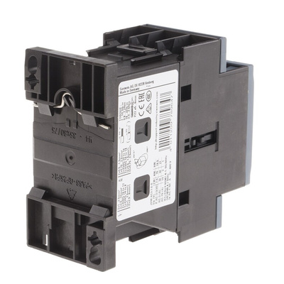 Siemens 3RT2 Series Contactor, 230 V ac Coil, 3-Pole, 32 A, 15 kW, 3NO, 400 V ac